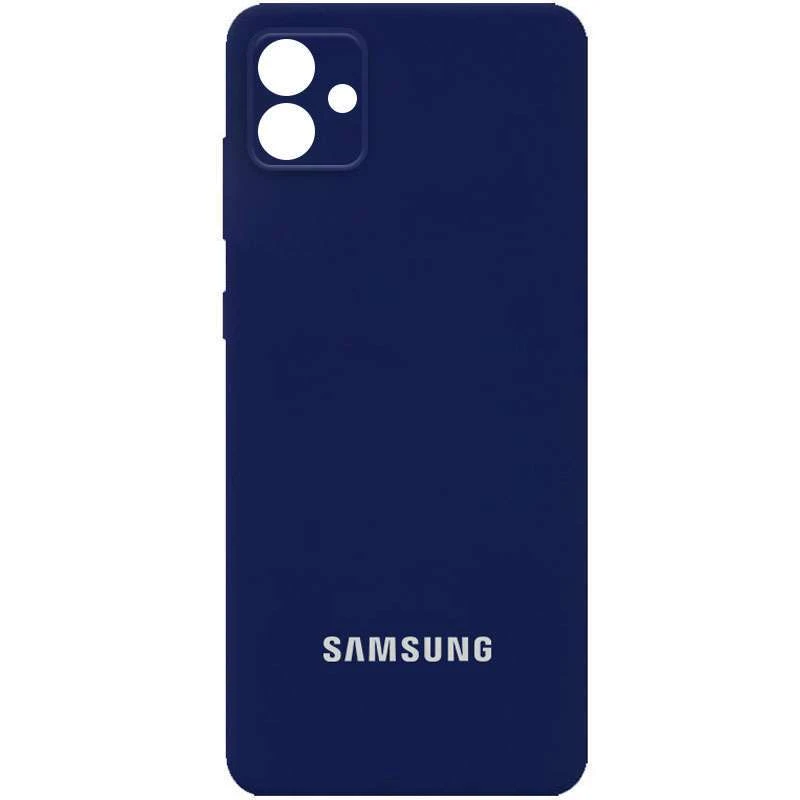 

Чохол Silicone Case з закритим низом та захистом камери на Samsung Galaxy A04e (Темно-синій / Midnight blue)