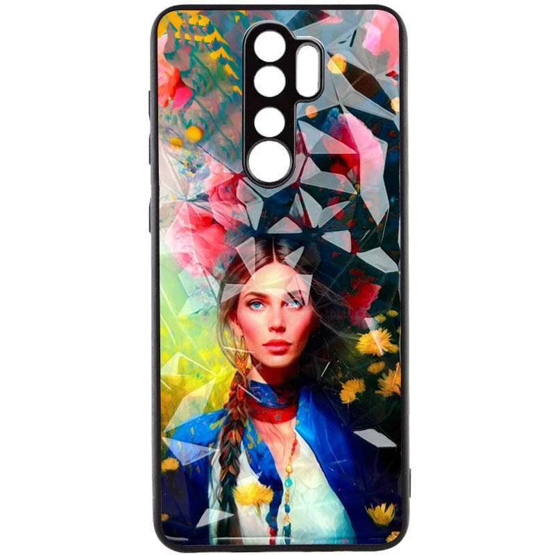 Стеклянный чехол Prisma Ladies на Xiaomi Redmi 9 – Peonies. Фото 2 из 6