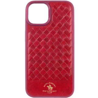 Шкіряний чохол Polo Santa Barbara на Apple iPhone 14 Plus (6.7") — Red