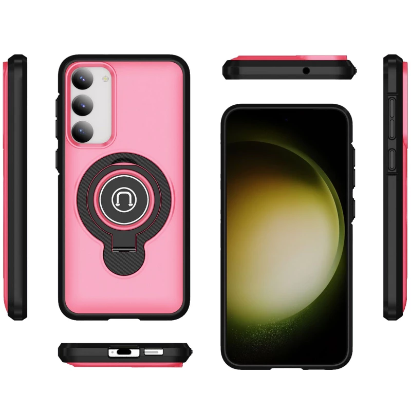 TPU+Textured PC Magnet для Samsung Galaxy S23+ – Pink. Фото 3 из 4