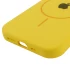 Чехол Silicone Armor Max with MagSafe для Apple iPhone 15 Plus (6.7") – Желтый / Yellow. Фото 6 из 6