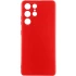 Чехол Silicone Case Lakshmi с закрытой камерой для Samsung Galaxy S22 Ultra – Красный / Red. Фото 2 из 11
