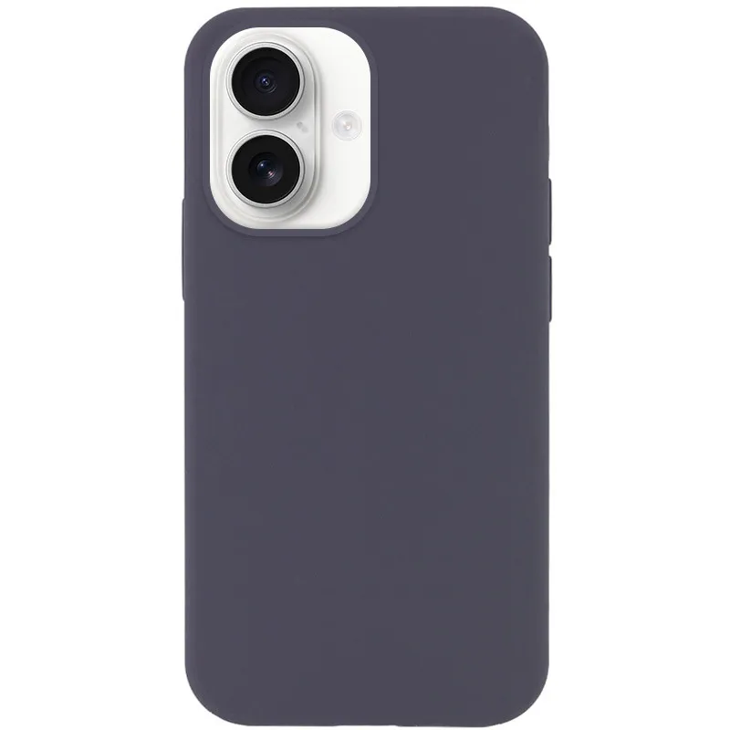 Чохол Silk Full Protective (AA) NO LOGO для Apple iPhone 16 Plus – Сірий / Dark Gray. Фото 2 з 8