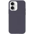 Чехол с закрытым низом Silicone Case для Apple iPhone 16 Plus – Серый / Dark Gray. Фото 2 из 8