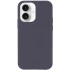 Чохол з закритим низом Silicone Case на Apple iPhone 16 – Сірий / Dark Gray. Фото 1 з 8