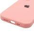 Чехол Silicone Case с закрытым низом для Apple iPhone 17 (6.3") – Розовый / Pink. Фото 6 из 6