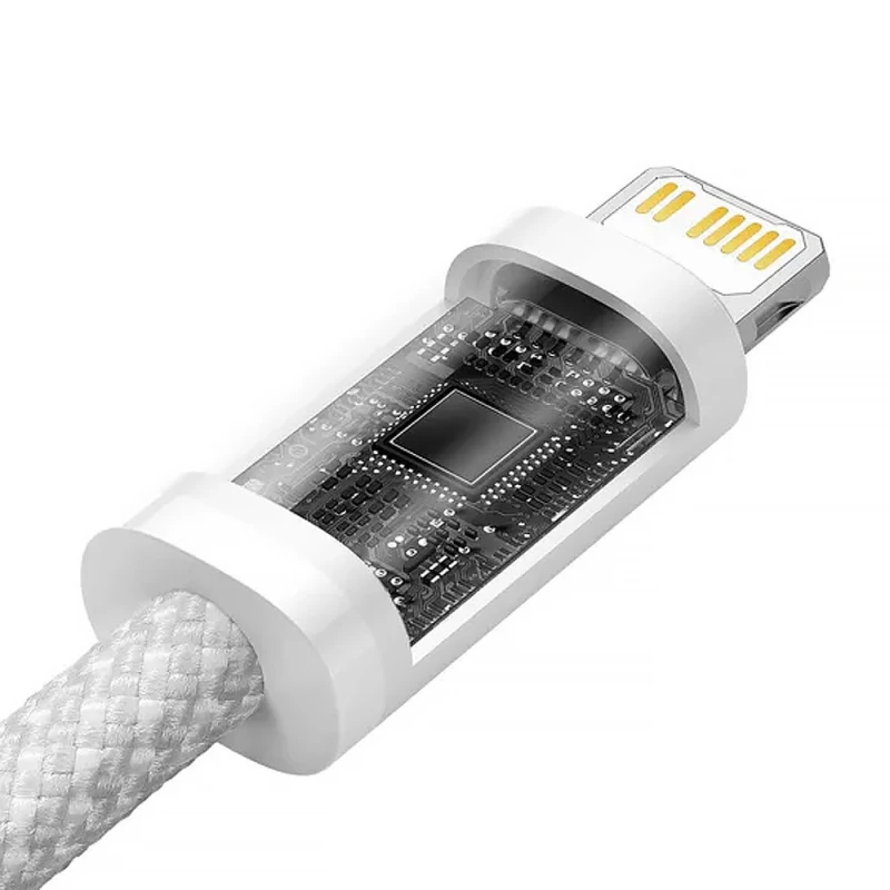 Дата кабель Baseus Dynamic Series Type-C to Lightning 20W (2m) (CALD0001) – White. Фото 5 з 5