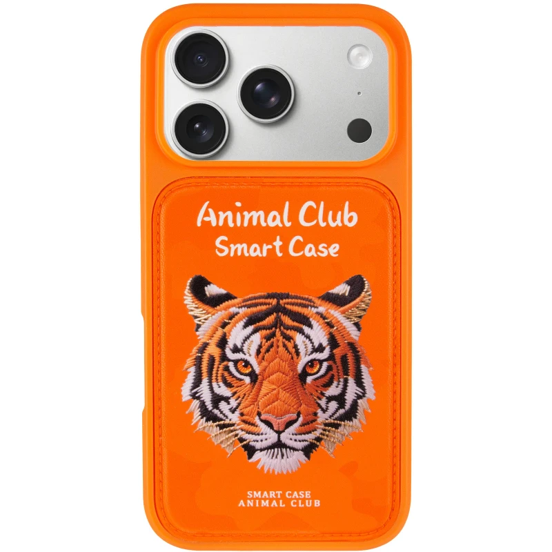 TPU+PC чохол Animal Club для Apple iPhone 17 Pro (6.3") – Hermes Orange. Фото 3 з 7