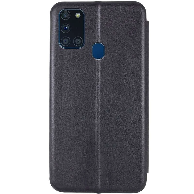 Чохол-книжка класичний на Samsung Galaxy A21s – Чорний. Фото 2 з 3