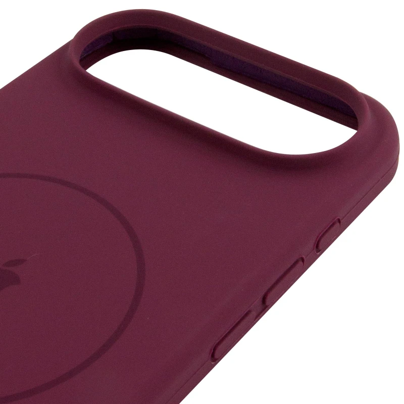 Чохол Silicone Case Full Protective (AA) V2 with MagSafe для Apple iPhone 17 Air (6.5") – Бордовий / Plum. Фото 9 з 11