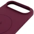 Чохол Silicone Case Full Protective (AA) V2 with MagSafe для Apple iPhone 17 Air (6.5") – Бордовий / Plum. Фото 9 з 11