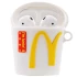 Силиконовый футляр Logo series для наушников AirPods 1/2 + карабин – McDonald's. Фото 3 из 3