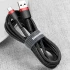Дата кабель Baseus Cafule Type-C Cable 2A (2m) – Black / Red. Фото 4 из 5