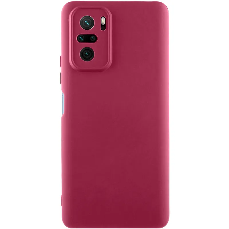 Чохол Silicone Cover Ummi Lakshmi Full Camera (AA) для Xiaomi Redmi Note 10 / Note 10s – Бордовий / Marsala. Фото 1 з 1