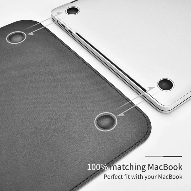 Чохол з підставкою WIWU SKIN PRO Portable Stand Sleeve 14.2" – Сірий. Фото 3 з 4