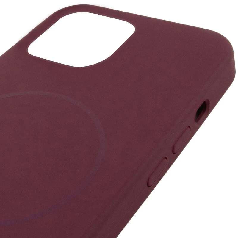 Чехол Silk Full Protective (AA) NO LOGO with Magnetic Fit для Apple iPhone 11 Pro Max (6.5") – Бордовый / Plum. Фото 7 из 9