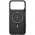 Чехол Aramid Fiber PTK Premium with MagSafe (NFC) для Apple iPhone 17 Pro (6.3") – Black / Grey. Фото 3 з 3
