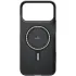 Чохол Aramid Fiber PTK Premium with MagSafe (NFC) для Apple iPhone 17 Pro Max (6.9") – Black / Grey. Фото 3 з 3