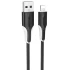 Дата кабель Borofone BX119 New USB to Lightning 2.4A (1m) – Black. Фото 1 з 4