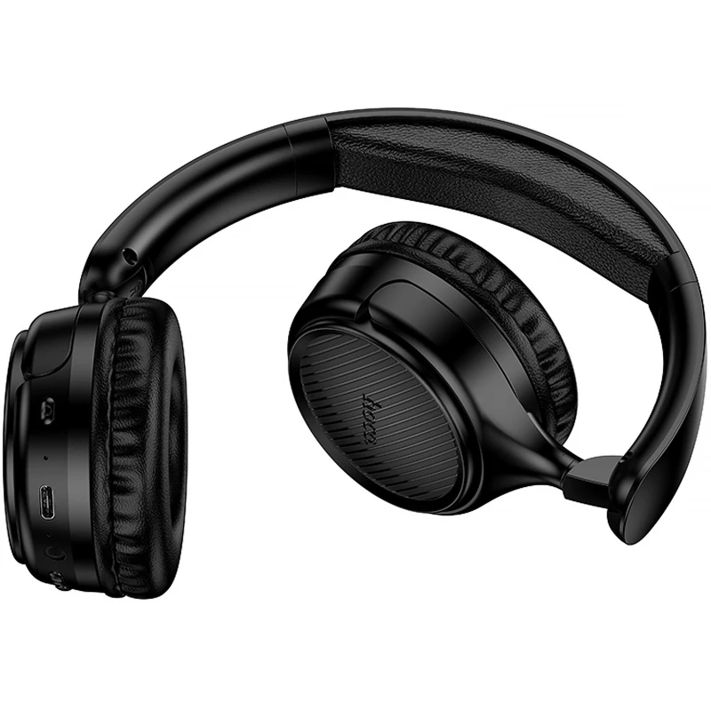 Накладні бездротові навушники Hoco W66 Wave – Black. Фото 3 з 4