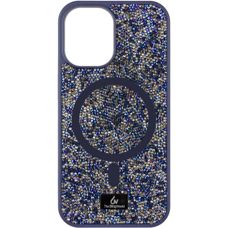 TPU чехол Bling World with MagSafe для Apple iPhone 11 (6.1") – Синий / Navy Blue. Фото 1 из 1