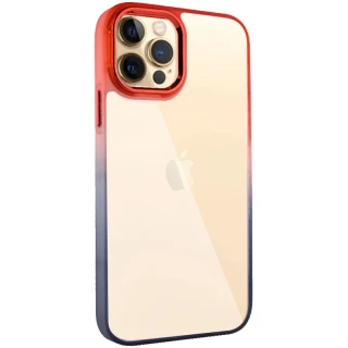 Силиконовый чехол фреш для Apple iPhone 12 Pro Max (6.7") — Черный / Красный