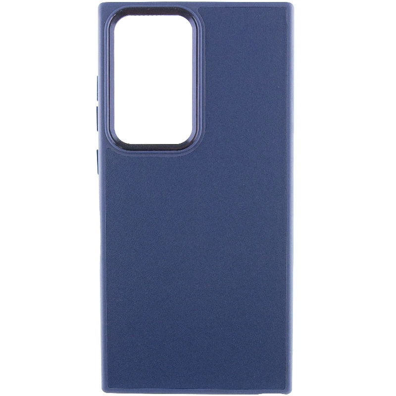 

Шкіряний чохол Bonbon з металевими кнопками на Samsung Galaxy S23 Ultra (Синій / Navy blue)