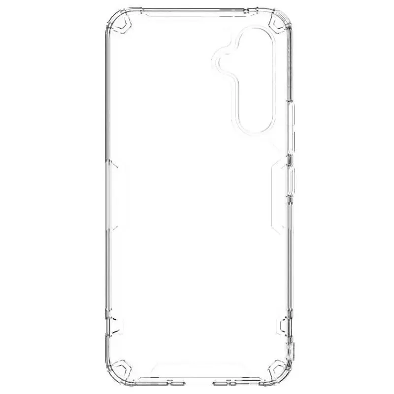 Силіконовий чохол Nillkin з посиленим захистом кутів на Samsung Galaxy A57 5G – Безбарвний (прозорий). Фото 4 з 4