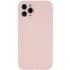 Чехол с защитой камеры Silicone Case для Apple iPhone 12 Pro (6.1") – Розовый / Chalk Pink. Фото 1 из 2