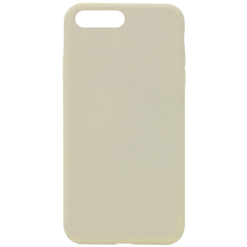 Чохол з закритим низом Silicone Case на Apple iPhone 7 plus / 8 plus – Бежевий / Antigue White. Фото 1 з 1
