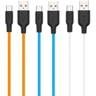 Дата кабель Hoco X21 Plus Silicone Type-C Cable (2m) фото 1 з 2