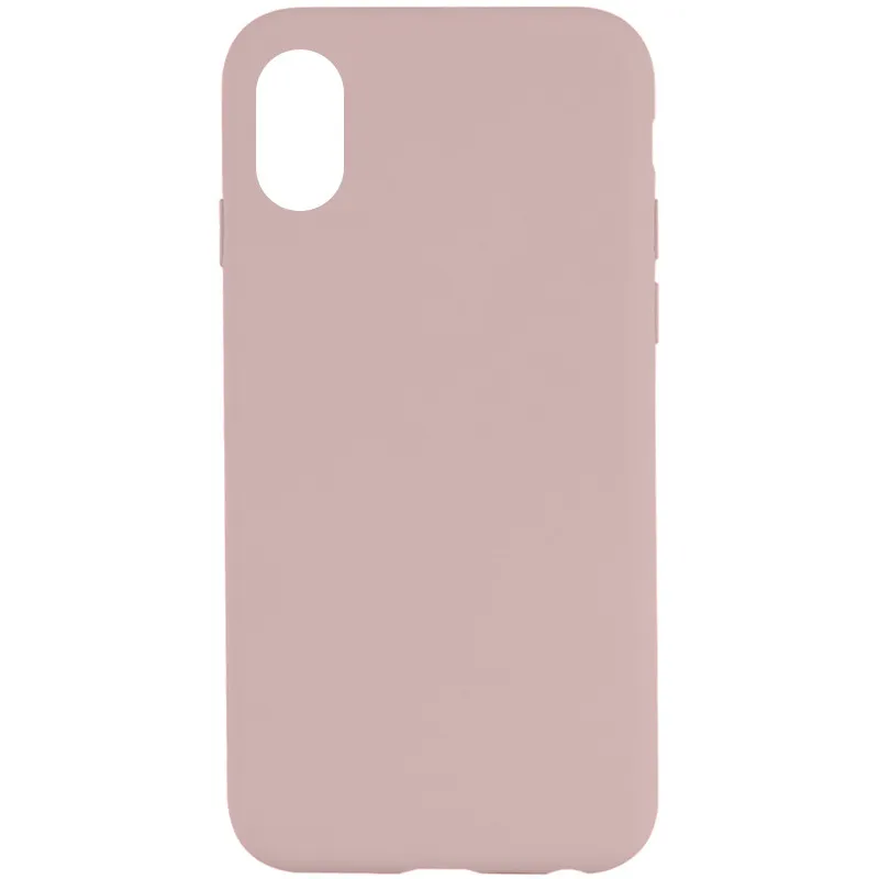 Чохол Silk Full Protective (AA) NO LOGO для Apple iPhone XS (5.8") – Рожевий / Chalk Pink. Фото 1 з 1