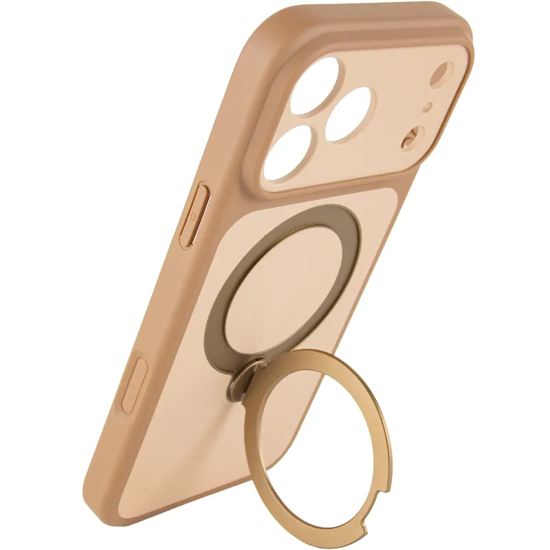 Чехол Ummi Full Camera with Magnetic Fit HQ Ring для Apple iPhone 17 Pro Max (6.9") – Brown Gold. Фото 4 из 7