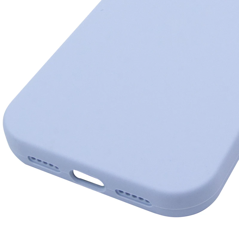 Чохол з закритим низом Silicone Case на Apple iPhone 17 Pro Max (6.9") – Блакитний / Lilac Blue. Фото 8 з 8