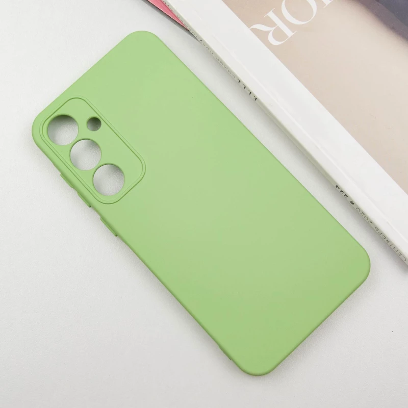 Чохол Silicone Case Lakshmi з закритою камерою на Samsung Galaxy A35 – Зелений / Pistachio. Фото 3 з 8