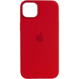 Чохол Silicone case (AAA) with Magsafe для Apple iPhone 13 Pro (6.1") — Червоний / Red