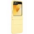 Шкіряний чохол Leather Case Premium на Samsung Galaxy Z Flip6 – Yellow. Фото 2 з 6