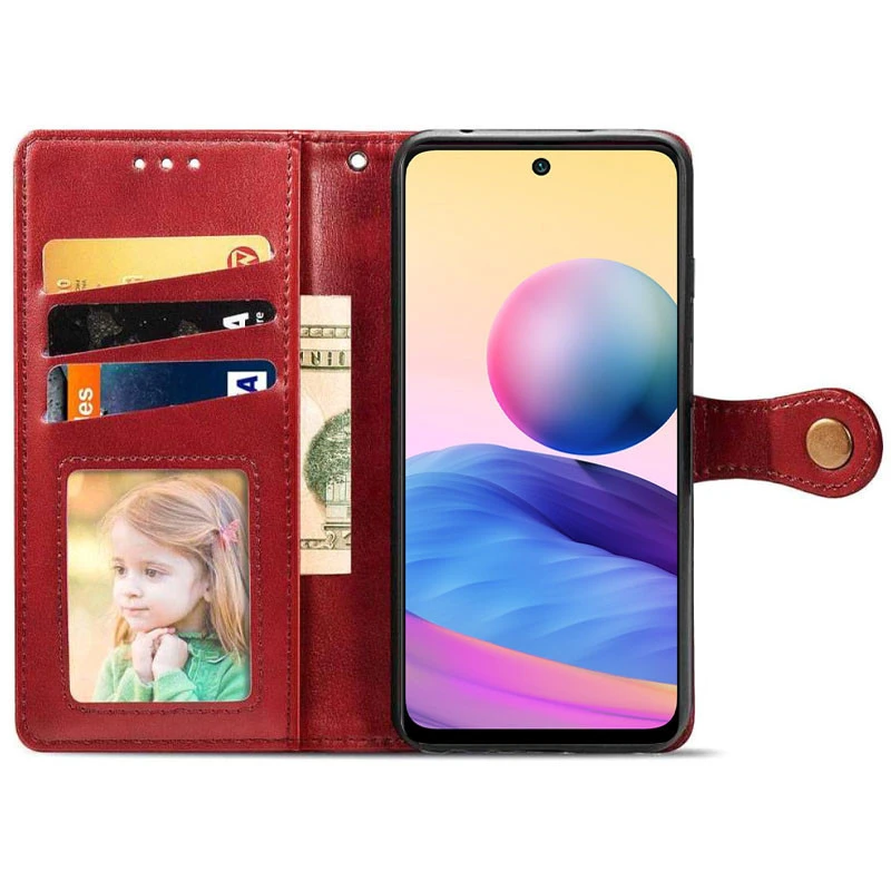 Чехол-книжка GETMAN Gallant  для Xiaomi Redmi A4 – Красный. Фото 6 из 7