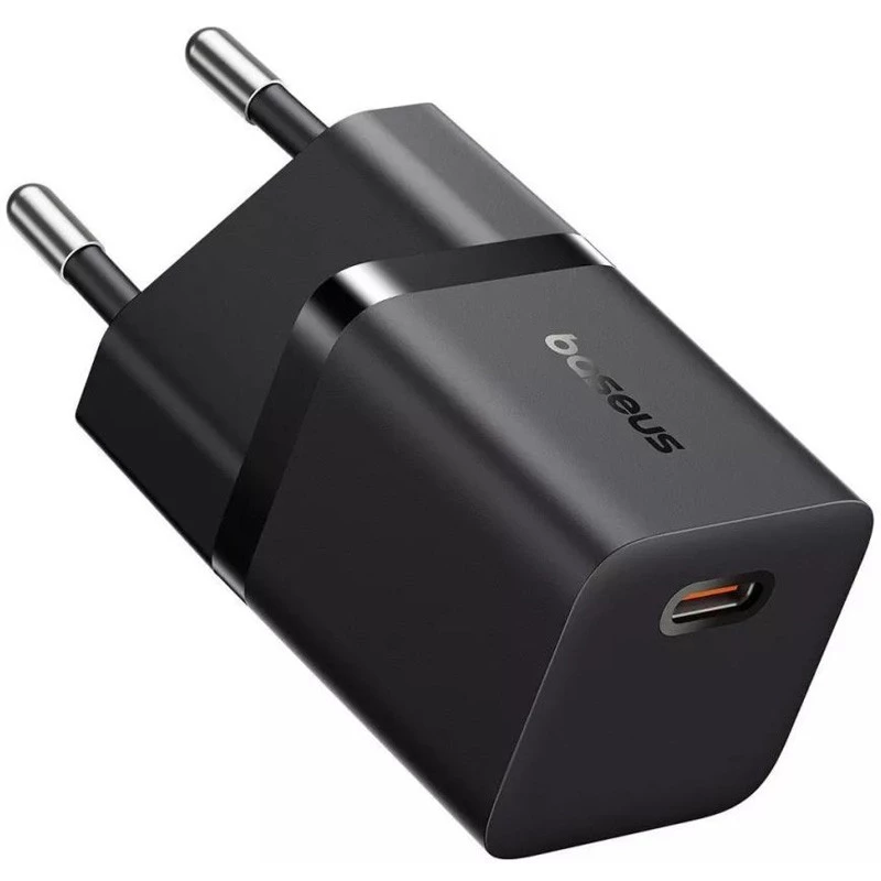 МЗП Baseus GaN5 Fast Charger (mini) 1C 25W (P10110909213-00) – Cluster Black. Фото 3 з 3