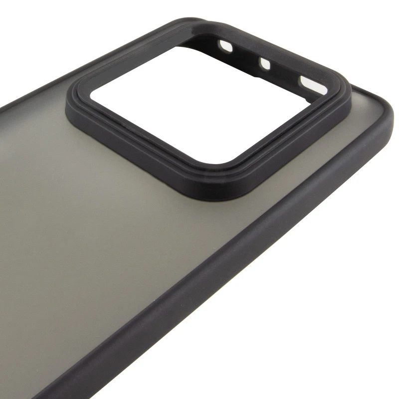 Чохол TPU+PC Lyon Frosted на Xiaomi Redmi Note 14 Pro 4G – Black. Фото 7 з 9