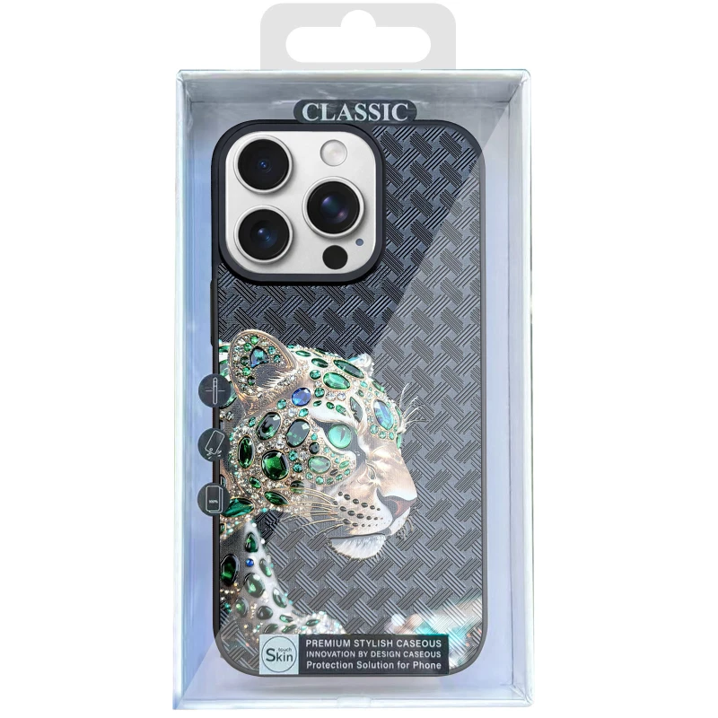 Чохол TPU+PC Crystal Hunt with MagSafe для Apple iPhone 16 Pro – Black. Фото 3 з 3