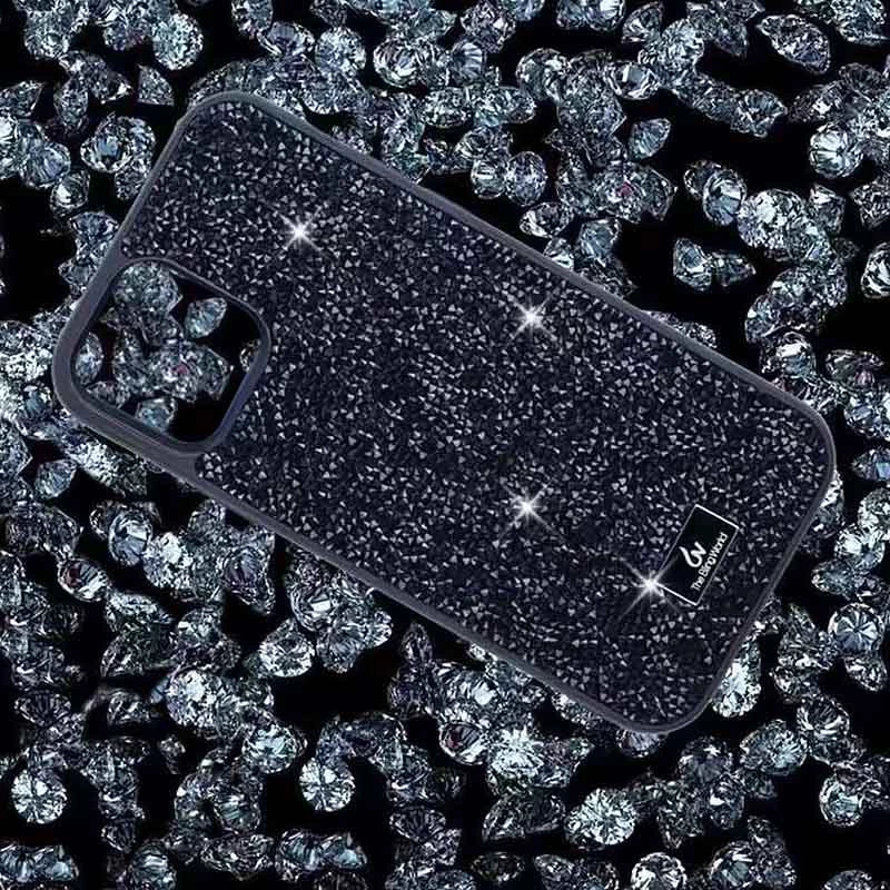 TPU чохол Bling World Rock Diamond на Apple iPhone 15 (6.1") – Чорний. Фото 2 з 2