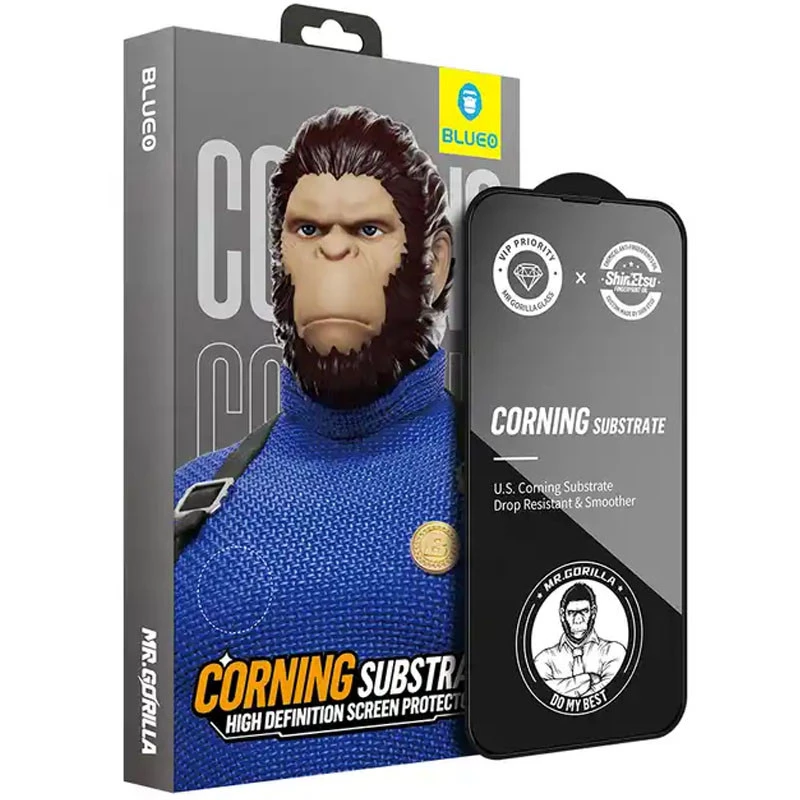 

Захисне 2.5D скло Blueo Corning Gorilla Glass для Apple iPhone 15 (6.1") (Чорний)