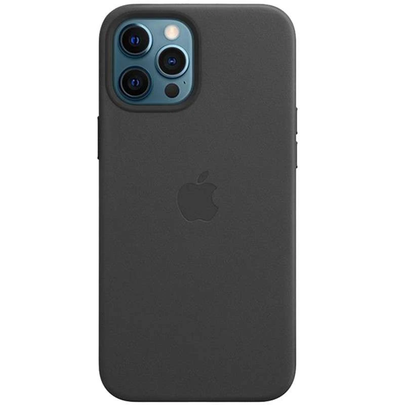 

Шкіряний чохол Silicone Case Premium з MagSafe на Apple iPhone 12 Pro Max (6.7") (Black)