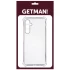 Ультратонкий силіконовий чохол GETMAN з критими бортами та камерою для Samsung Galaxy A55 – Безбарвний (прозорий). Фото 8 з 9