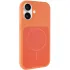 Чохол Silk Duo Color (AA) NO LOGO with Magnetic Fit для Apple iPhone 17 (6.3") – Orange. Фото 1 з 7