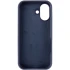Чехол Silicone Case с закрытым низом для Apple iPhone 17 (6.3") – Темно-синий / Midnight blue. Фото 4 из 6