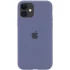 Чохол Silicone Case з закритим низом на Apple iPhone 11 (6.1") – Темно-синій / Midnight blue. Фото 2 з 6