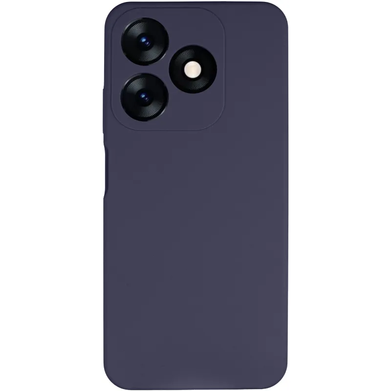 Чохол Silicone Case Lakshmi Premium із закритою камерою для TECNO Spark 10 – Темно-синій / Midnight blue. Фото 3 з 8