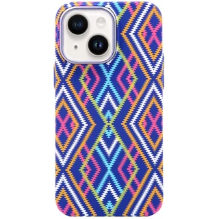 Пластиковая накладка Neon Ornament with Magnetic Safe для Apple iPhone 16 фото 1 из 3